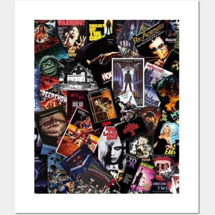 Movie Monster Collage Posters and Art